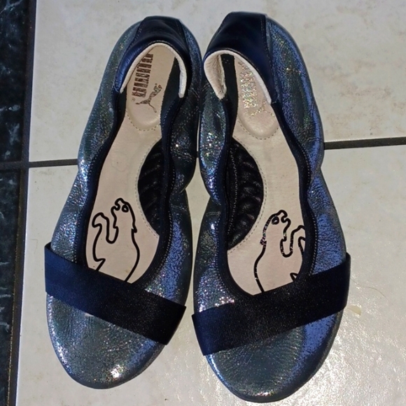 RUDOLF DASSLER BY PUMA RHYTHM ULTRA LIGHTWEIGHT BALLET FLATS, 6.5 - Picture 1 of 6